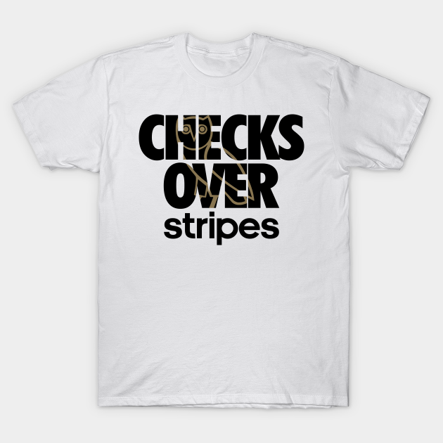 CHECKS OVER STRIPES - Hip Hop - T-Shirt | TeePublic